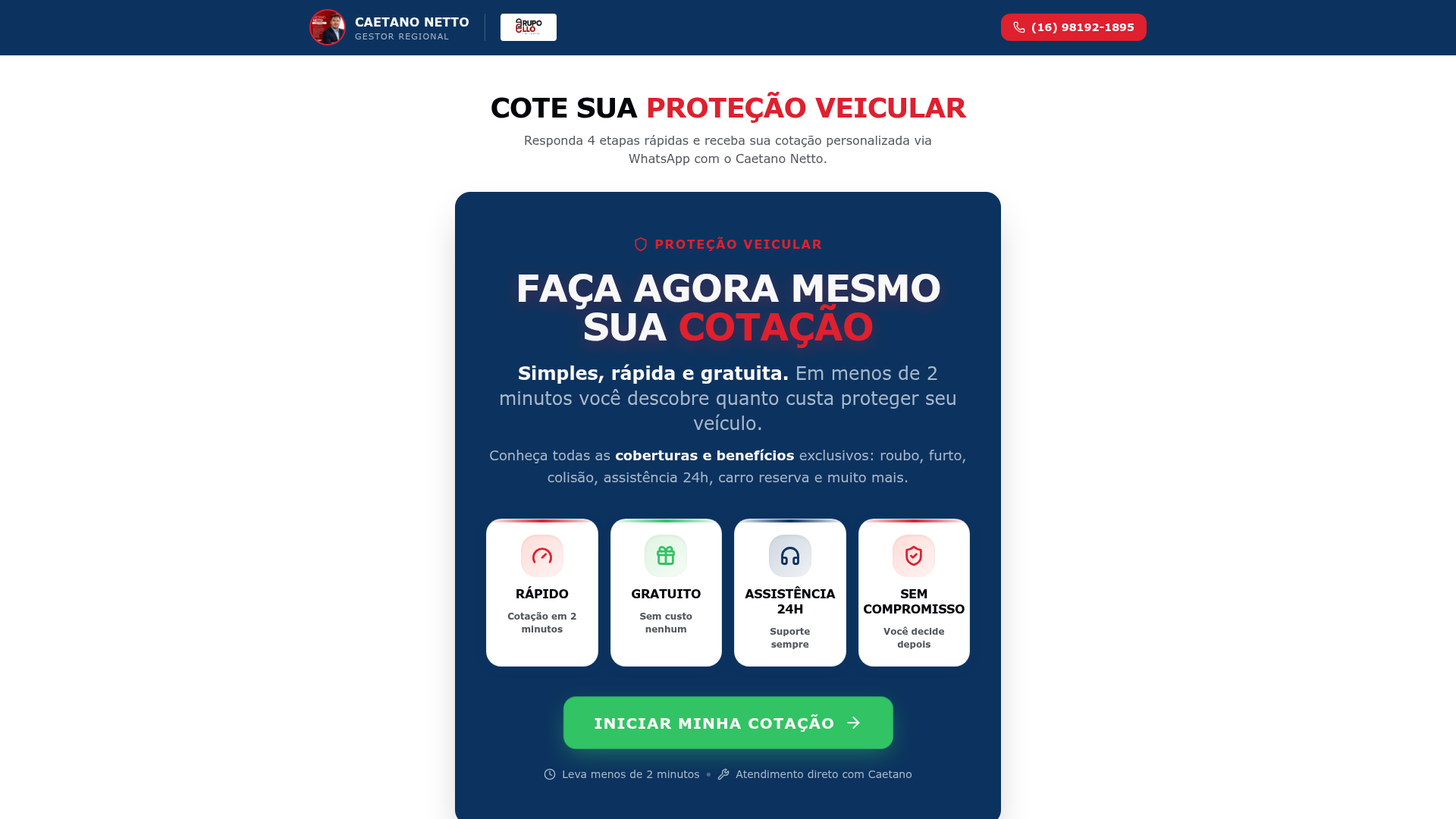 Cotação Rápida
